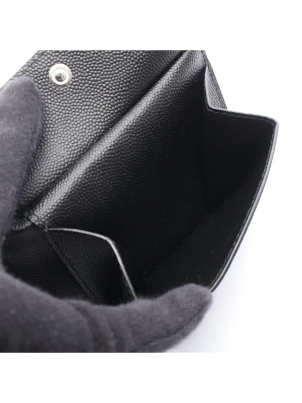 Saint Laurent Paris Bifold Wallet East Waist Leather